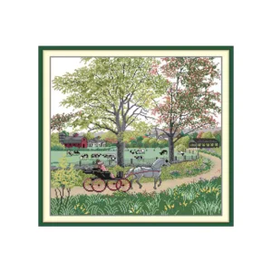 FA636 Pre-Printed Cross-Stitch Kit