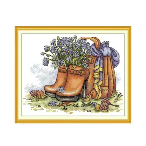 HA204 Pre-Printed Cross-Stitch Kit