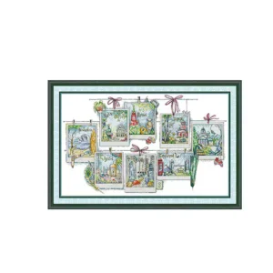 J854 Pre-Printed Cross-Stitch Kit