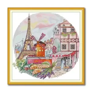 FA584 Pre-Printed Cross-Stitch Kit